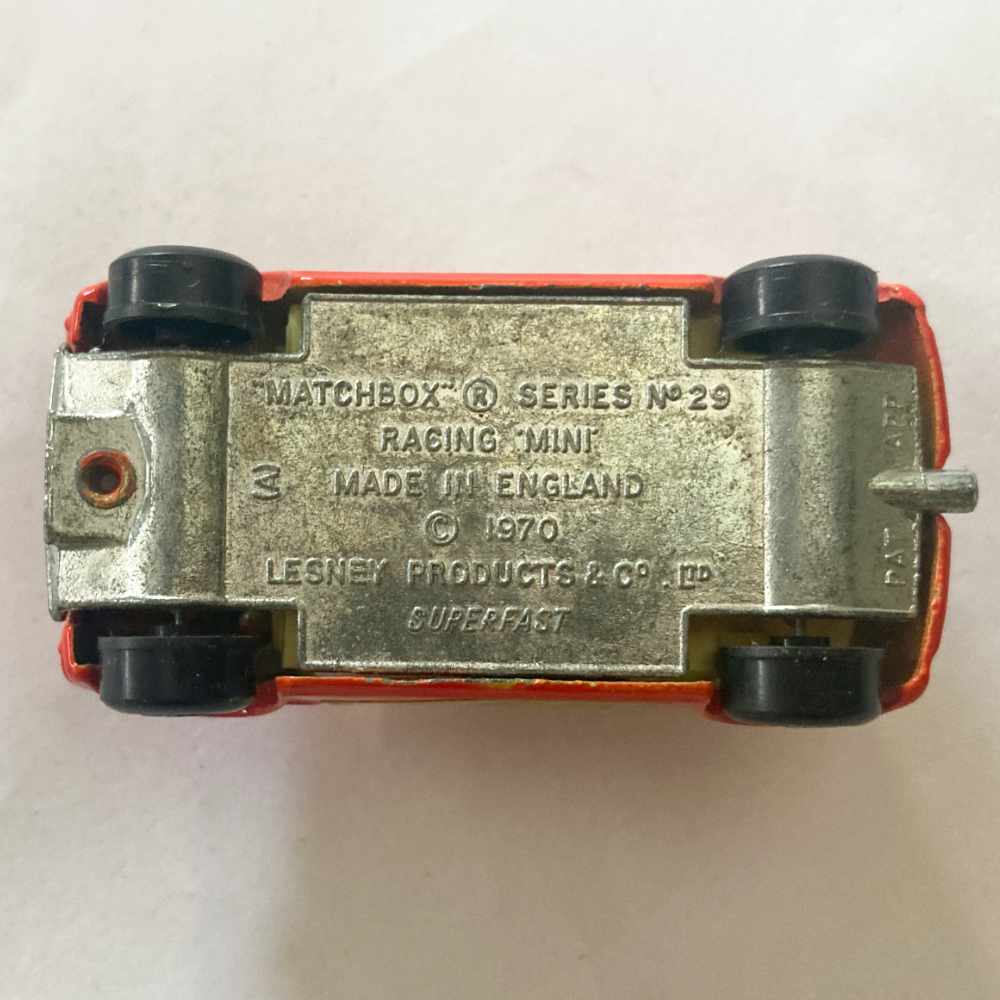 Matchbox | Superfast Racing Mini No. 29 light red, original packaging #28