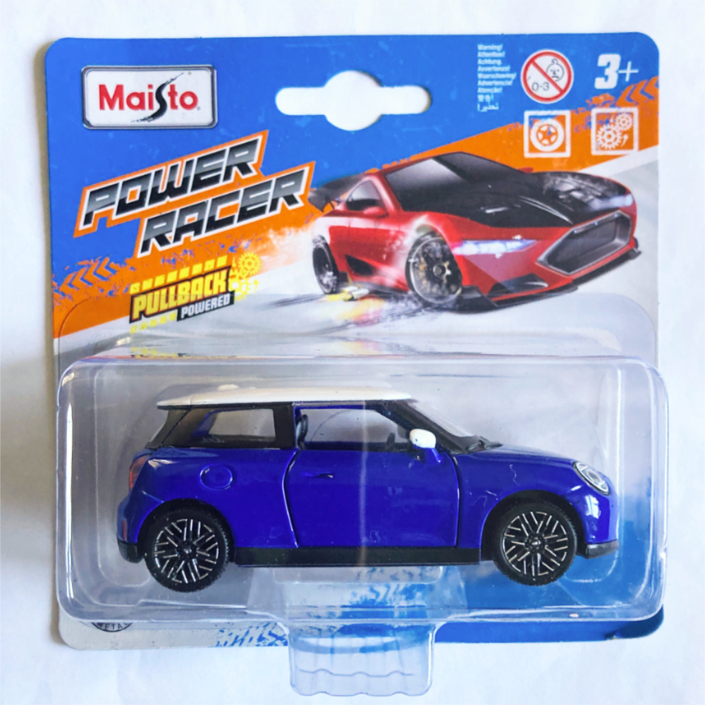 Maisto | MINI Cooper SE blau/weiß